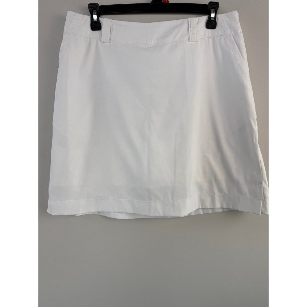 Nike Golf‎ Dri-FIT White Skort Women's Size 10 Athletic Tennis Golf Skirt